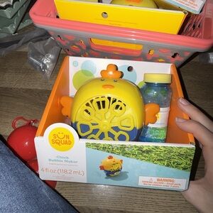 Chick Bubble Maker - Yellow and Orange